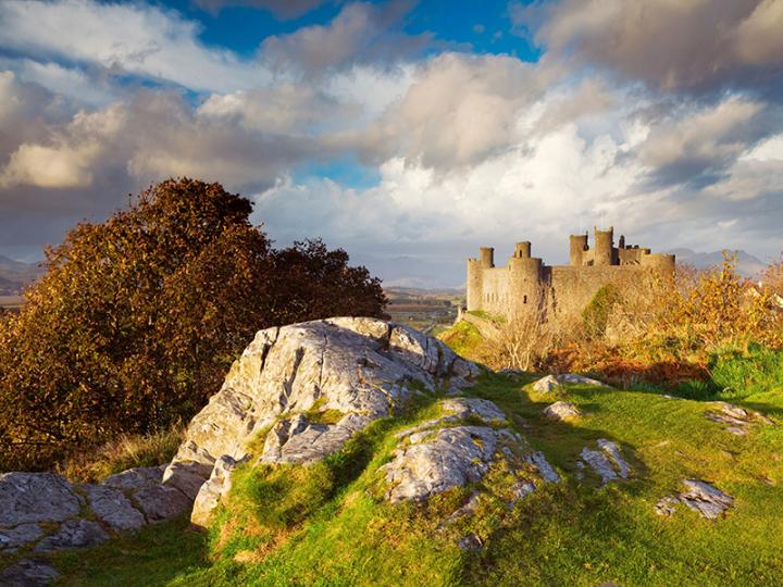 Harlech Castle in Snowdonia, Wales © Visit Britain/Lee Beel