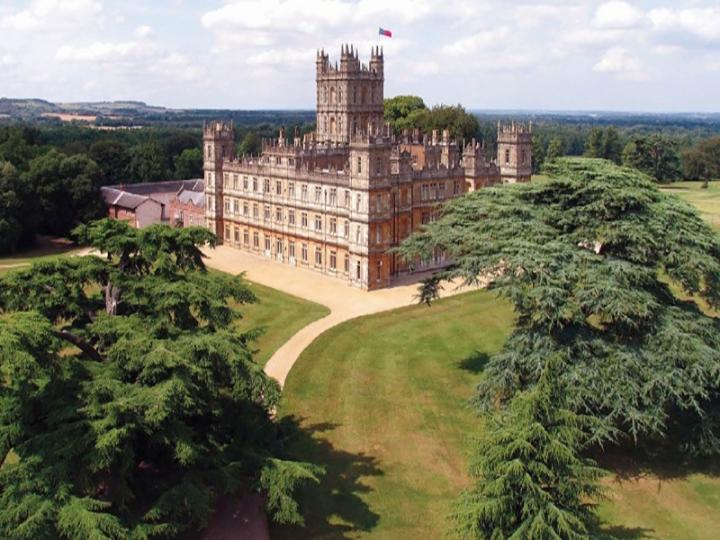 Highclere Castle, location for Downton Abbey