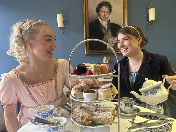 Tea at the Jane Austen Centre in Bath © Visit Bath