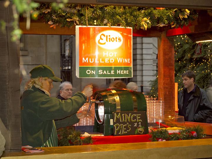 Mulled wine at Covent Garden